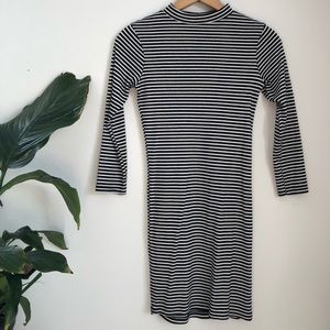 Mock Neck Bodycon Dress